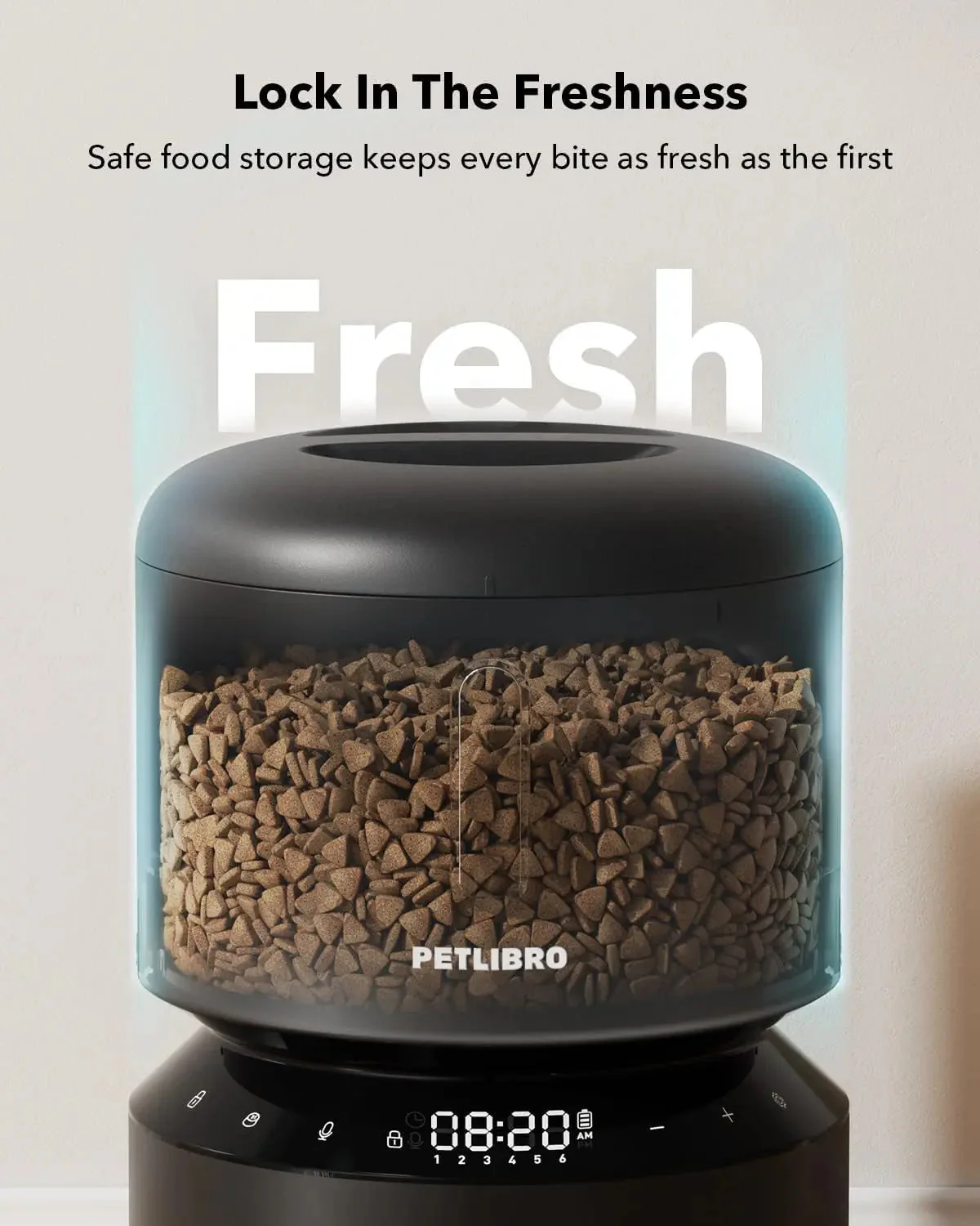 Automatic Pet Feeder 3L/5L with Camera, Timed Portions, Voice Call, Dual Power - Image 3