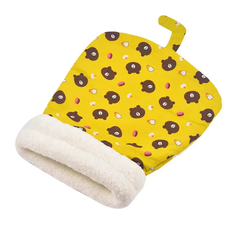 Autumn and winter warm cat kennel, closed cat bed, cute cat sleeping bag, Christmas essential pet supplies - Image 8