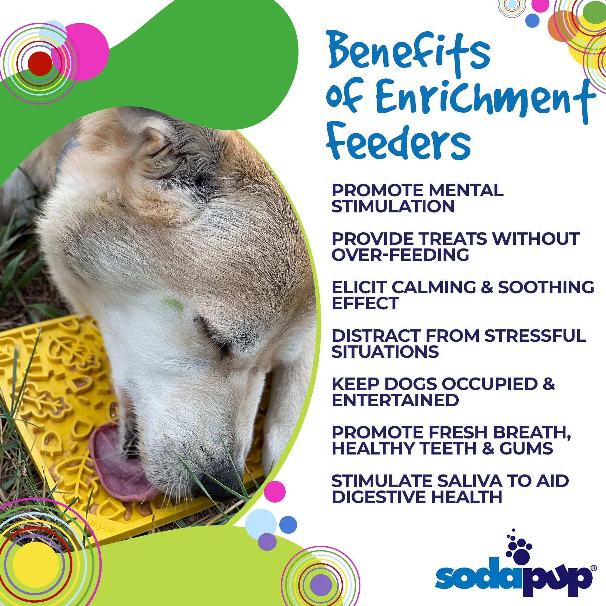 Autumn eMat - Enrichment Lick Mat For Dogs and Cats| Fall Leaves Design | SodaPup - Image 3