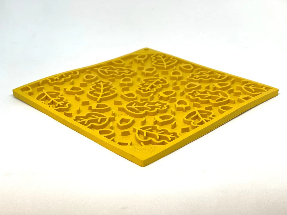 Autumn eMat - Enrichment Lick Mat For Dogs and Cats| Fall Leaves Design | SodaPup - Image 7