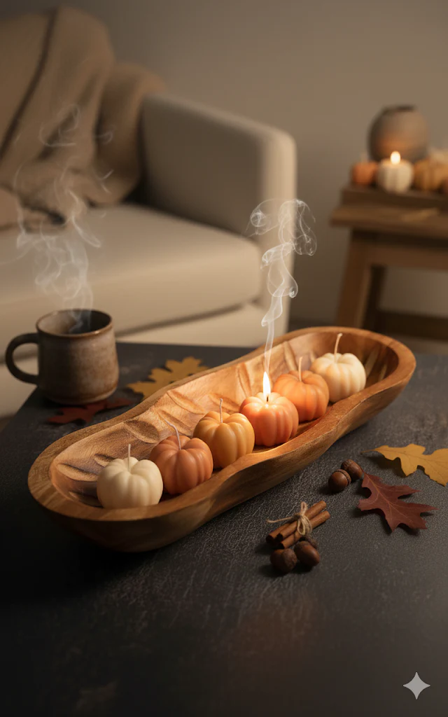 Autumn Pumpkin Candle | Hand-Poured Soy Wax - Image 3