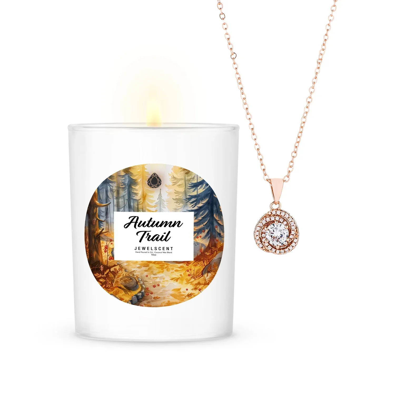 Autumn Trail 10oz Signature Jewelry Candle - Image 2