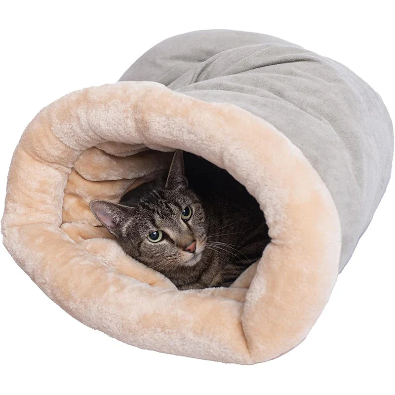 Autumn & Winter Cat Sleeping Bag - Warm, Semi-Enclosed Nest - Image 2
