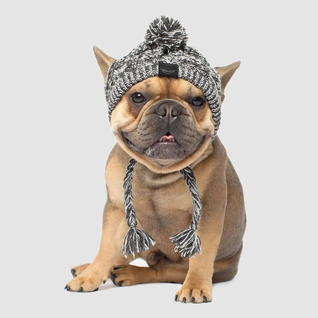 Autumn Winter Warm Knitted Pet Hats With Fluffy Ball - Image 16