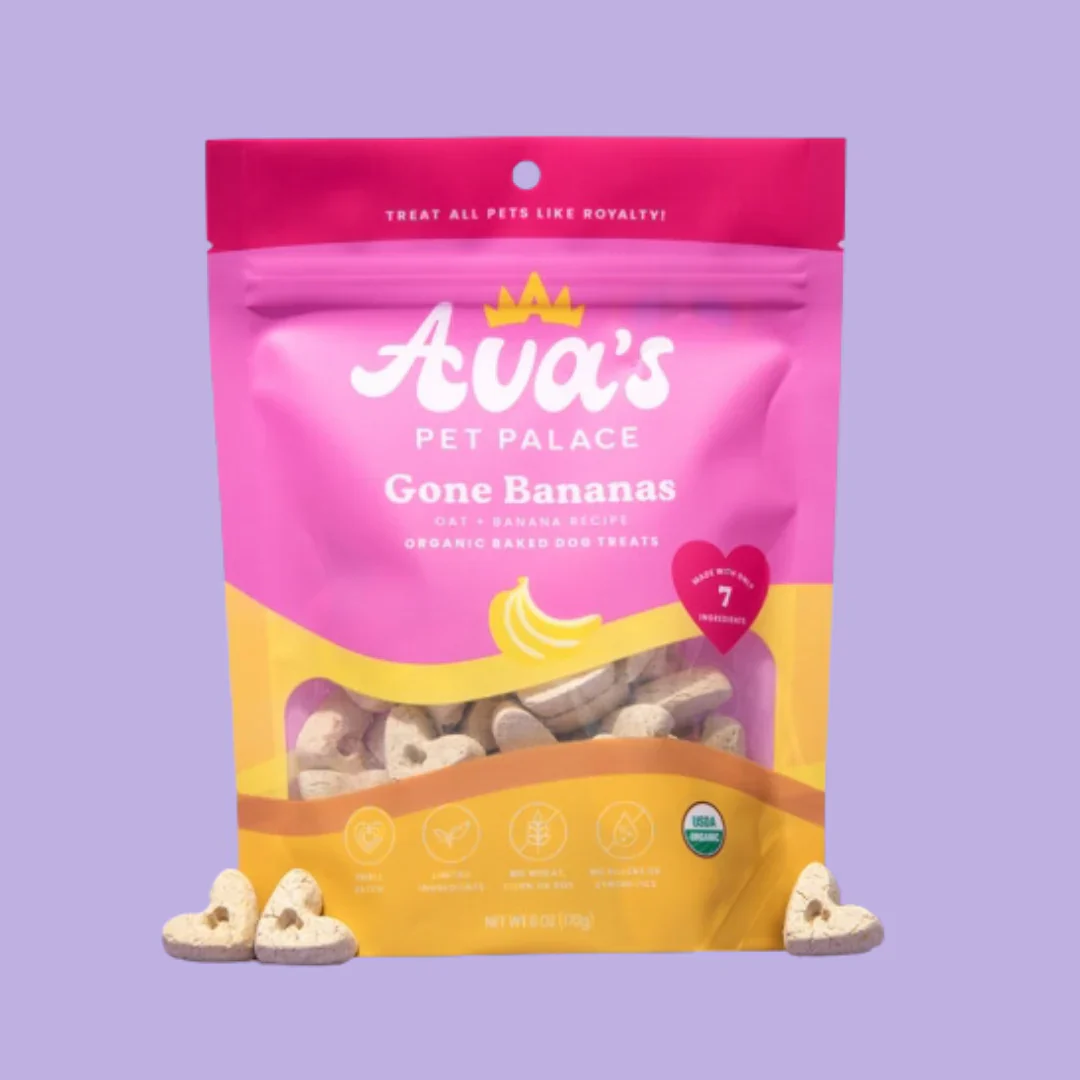 Ava's Pet Palace Organic Oven Baked Dog Treats - Gone Bananas (6 oz) / 2-Pack - Image 2