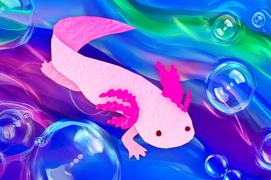 Axolotl Mini Jigsaw Puzzle | MicroPuzzles - Image 2
