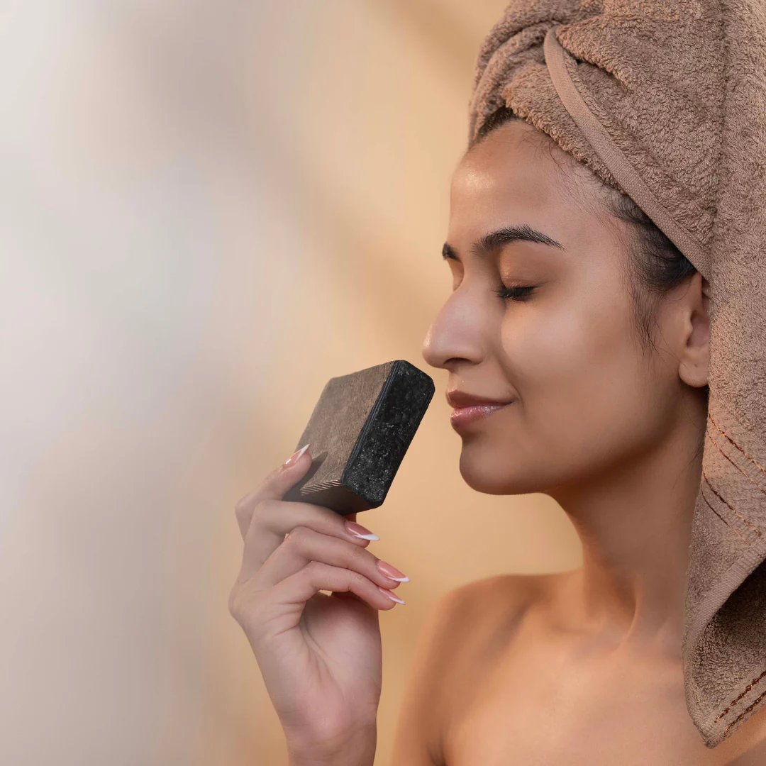 Ayurvedic Charcoal Purifying Soap Bar with Cow Milk & Ghee (Kapha) - Image 5