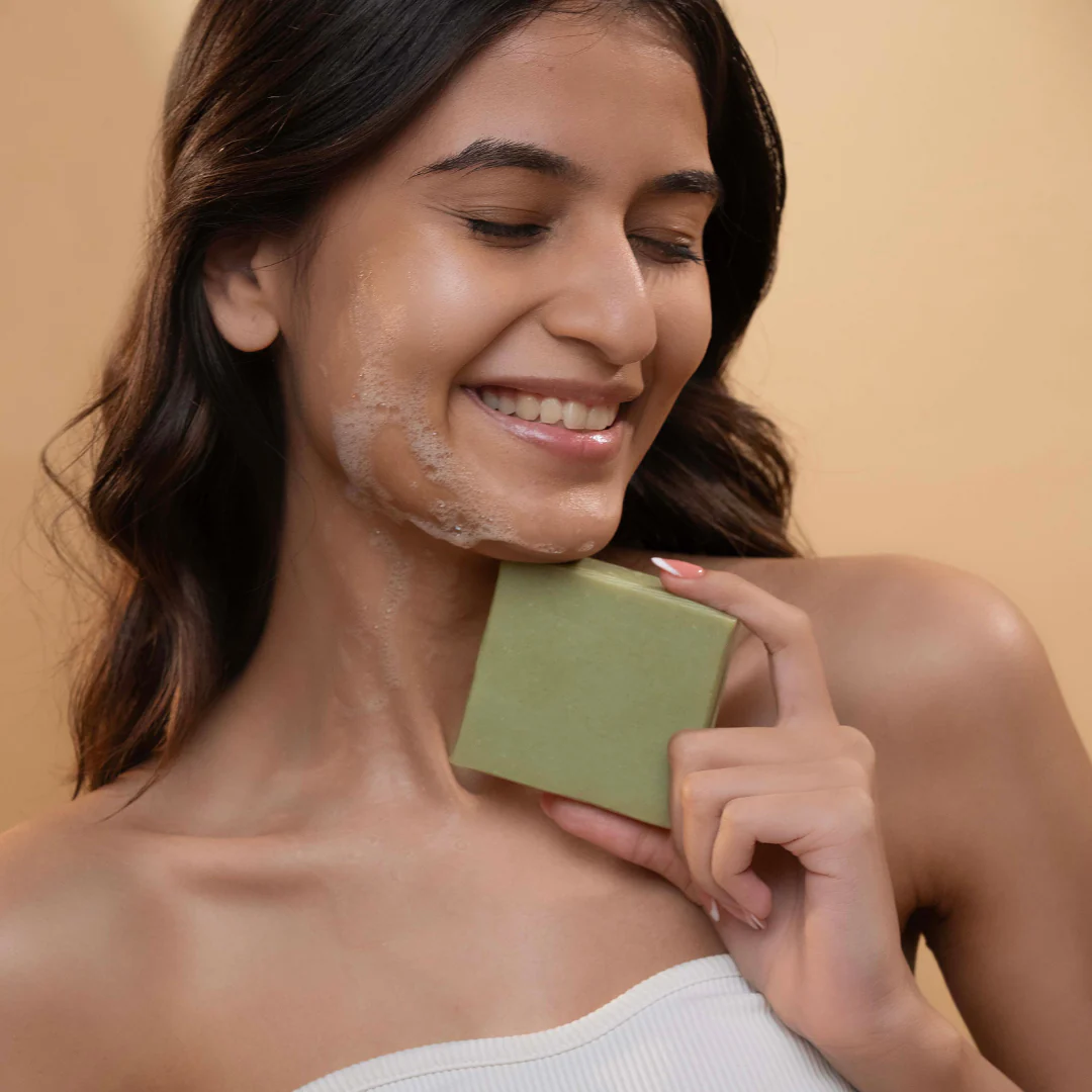 Ayurvedic Neem Cleansing  Soap Bar with Cow Milk & Ghee (Tridoshic) - Image 5