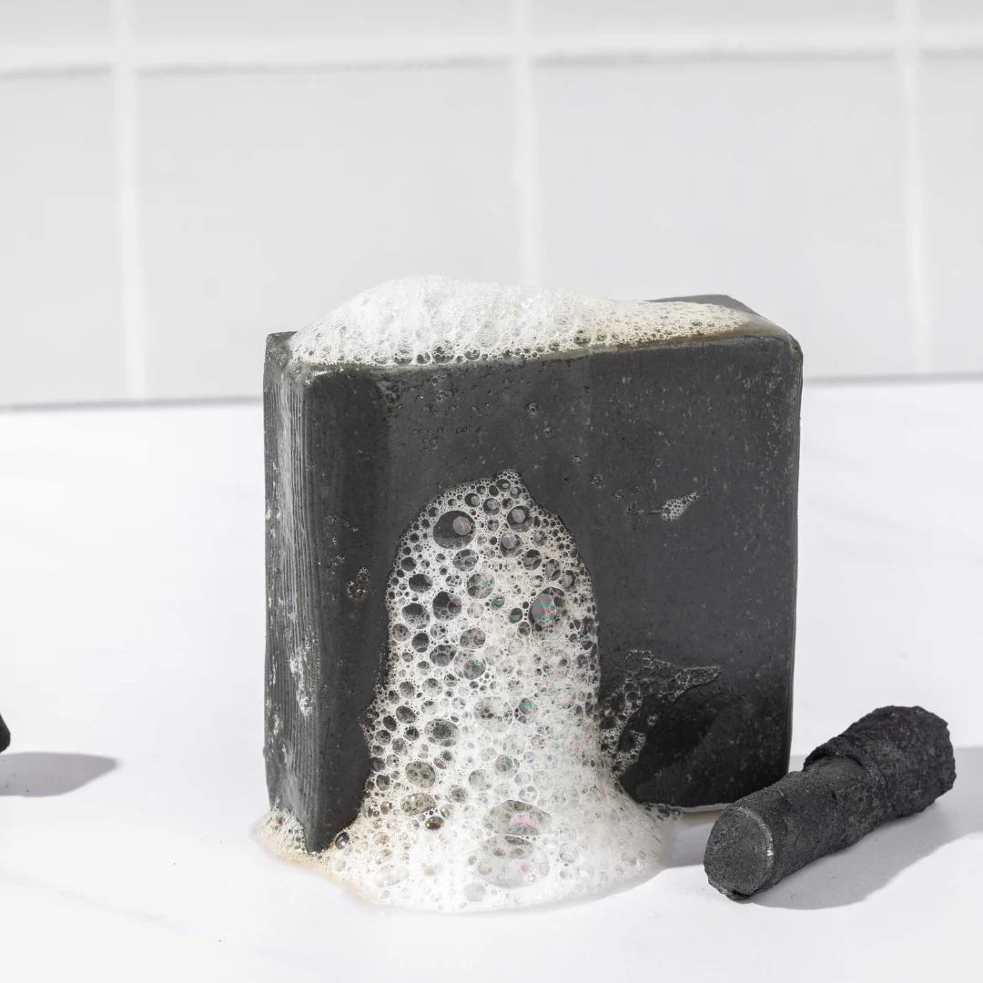 Ayurvedic Soap Box: Neem Soap , Turmeric Soap, & Charcoal Soap Trio - Image 7