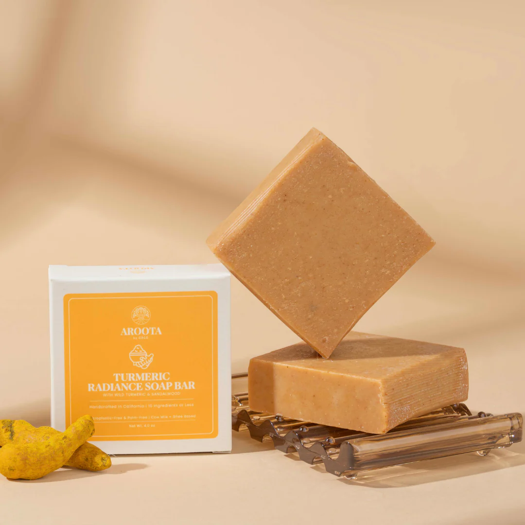 Ayurvedic Turmeric Soap Bar with Cow Milk & Ghee (Pitta) - Image 2