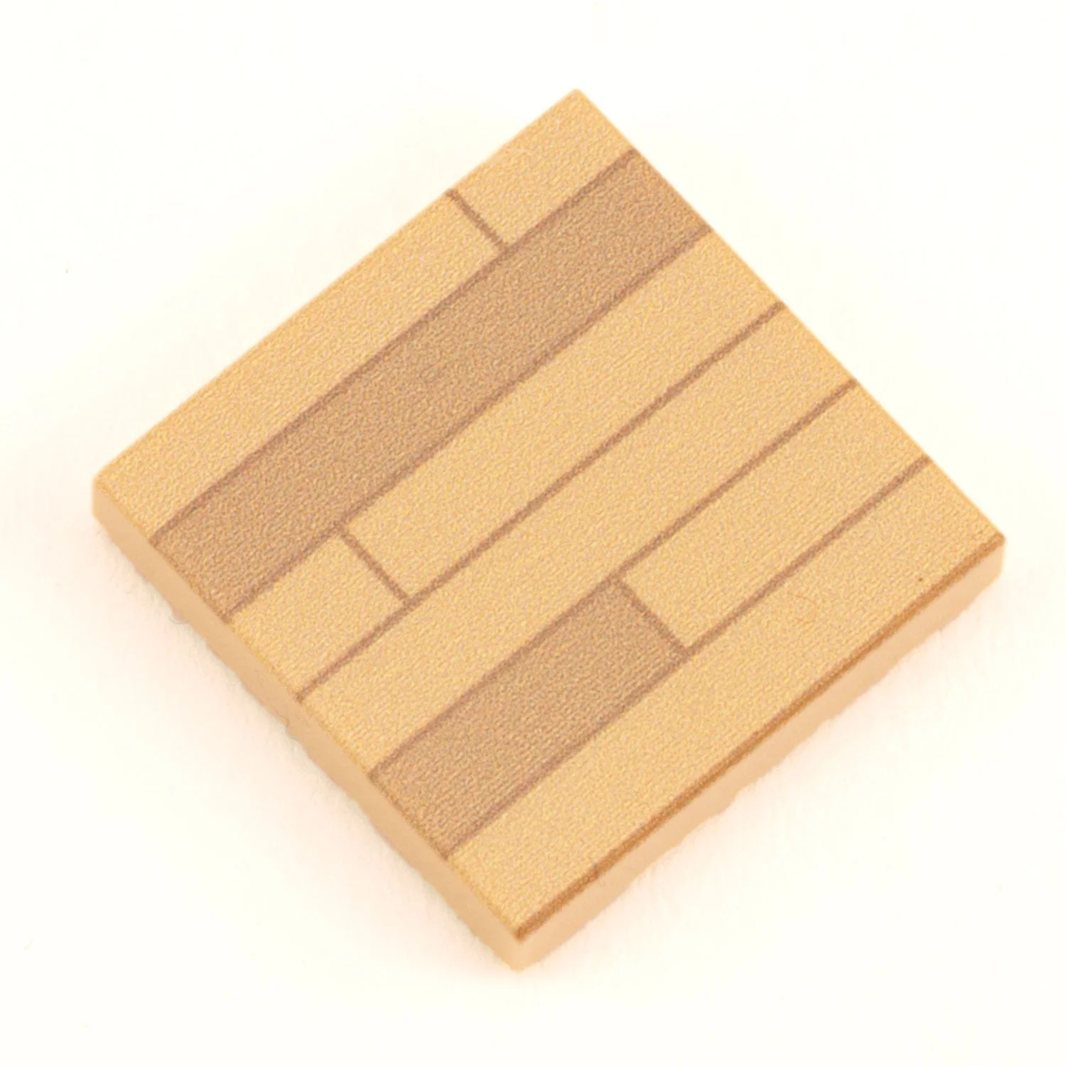 B3 Customs Light Hardwood Tile Part Pack (20 Tiles) made with LEGO parts - Image 2