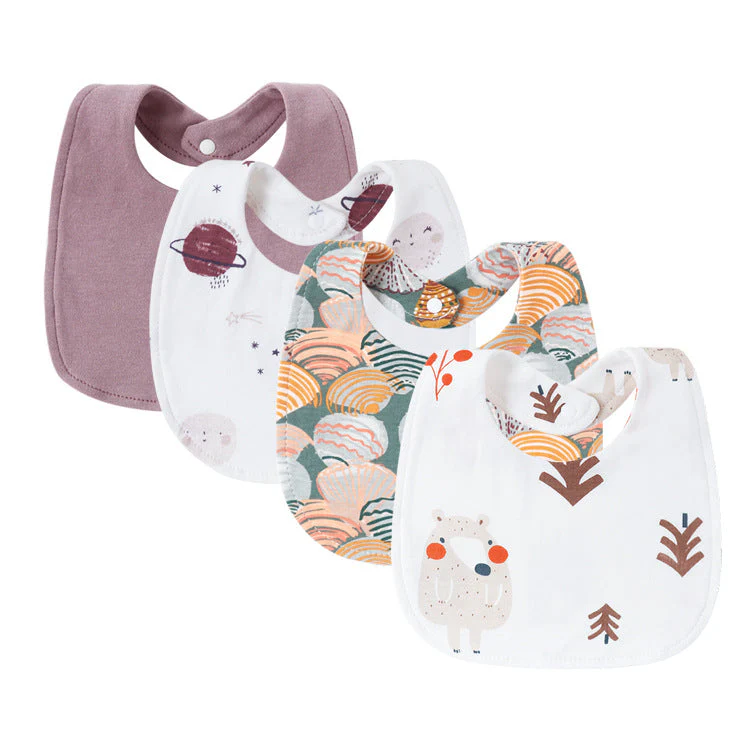 Baby And Infant Bibs Made Of Pure Cotton - Image 4