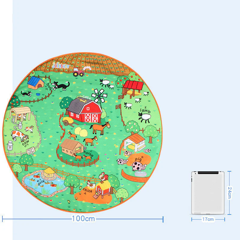 Baby Baby Play Blanket Early Education Animal Toys - Image 2