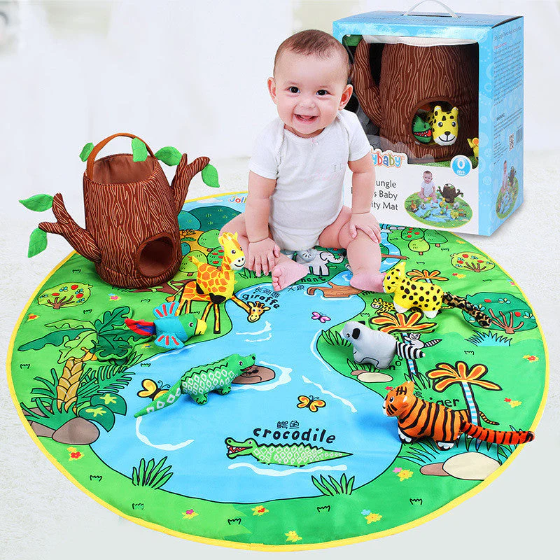 Baby Baby Play Blanket Early Education Animal Toys - Image 5
