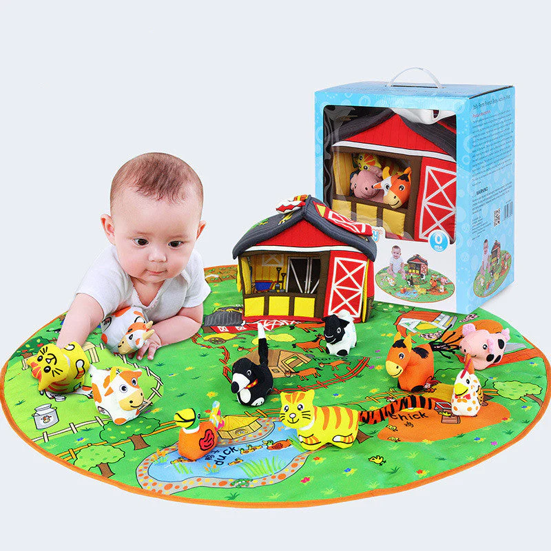 Baby Baby Play Blanket Early Education Animal Toys - Image 6