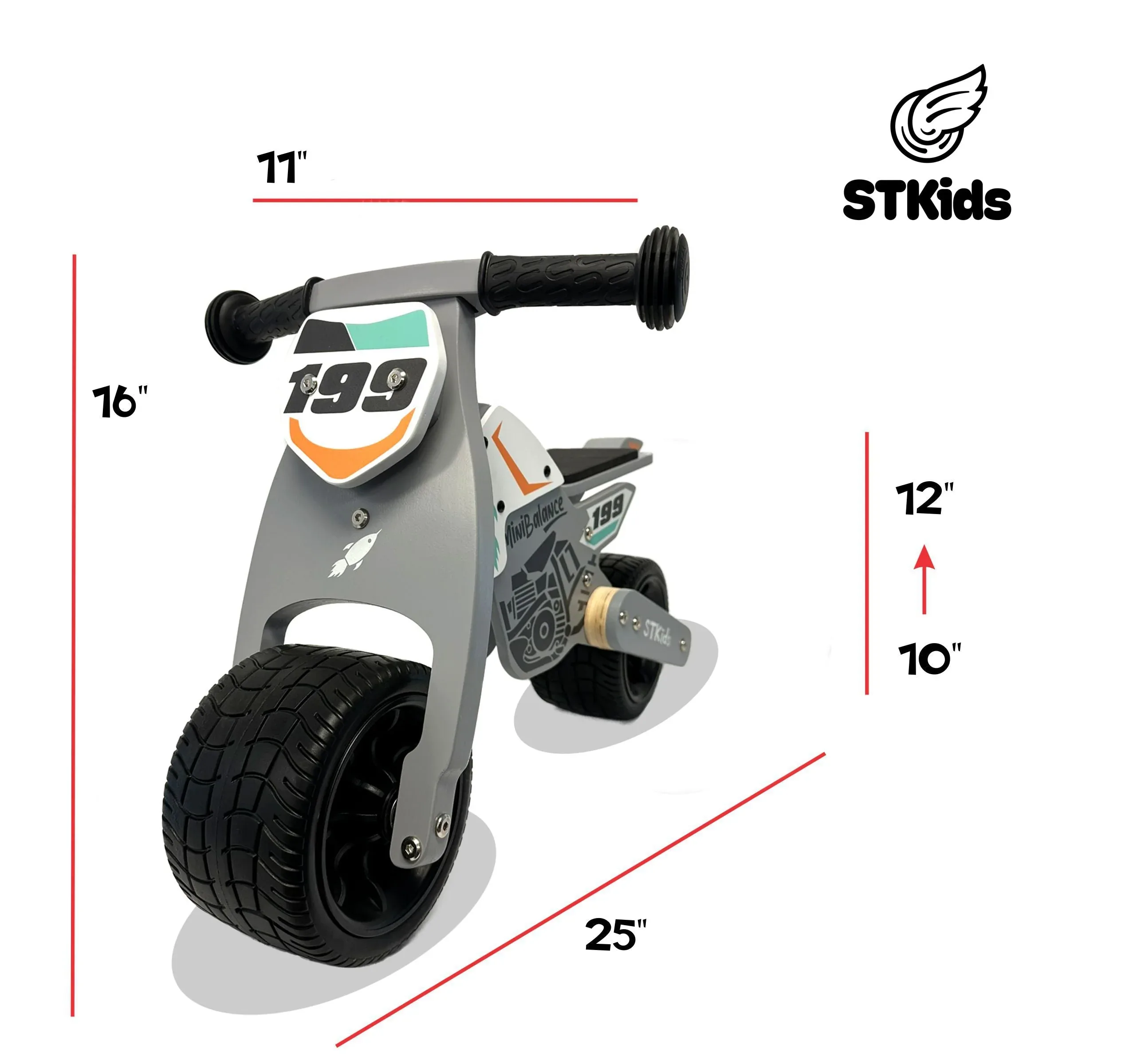 Baby Balance Bike MiniBalance Cross - Image 10