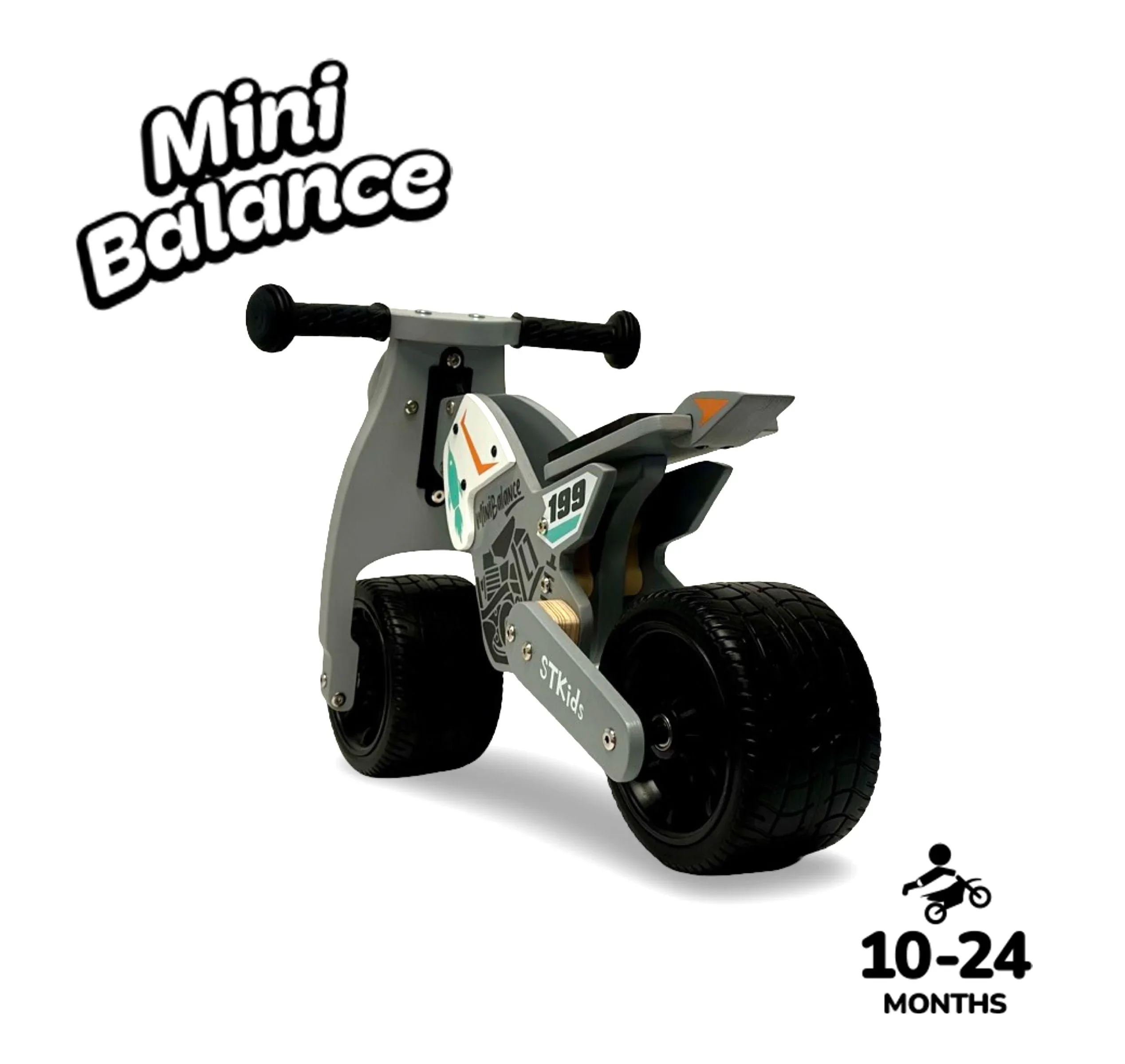 Baby Balance Bike MiniBalance Cross - Image 3