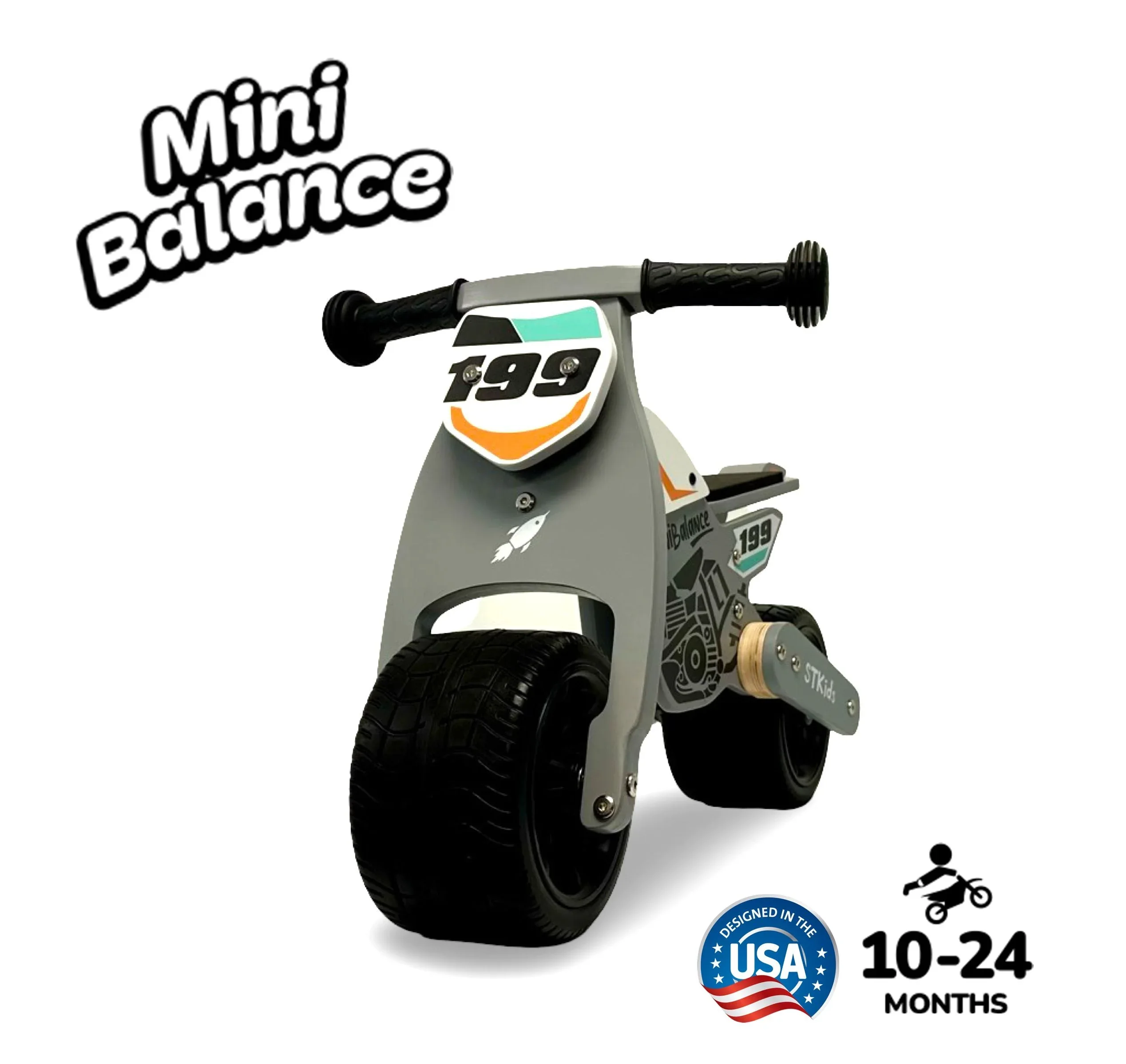 Baby Balance Bike MiniBalance Cross - Image 4