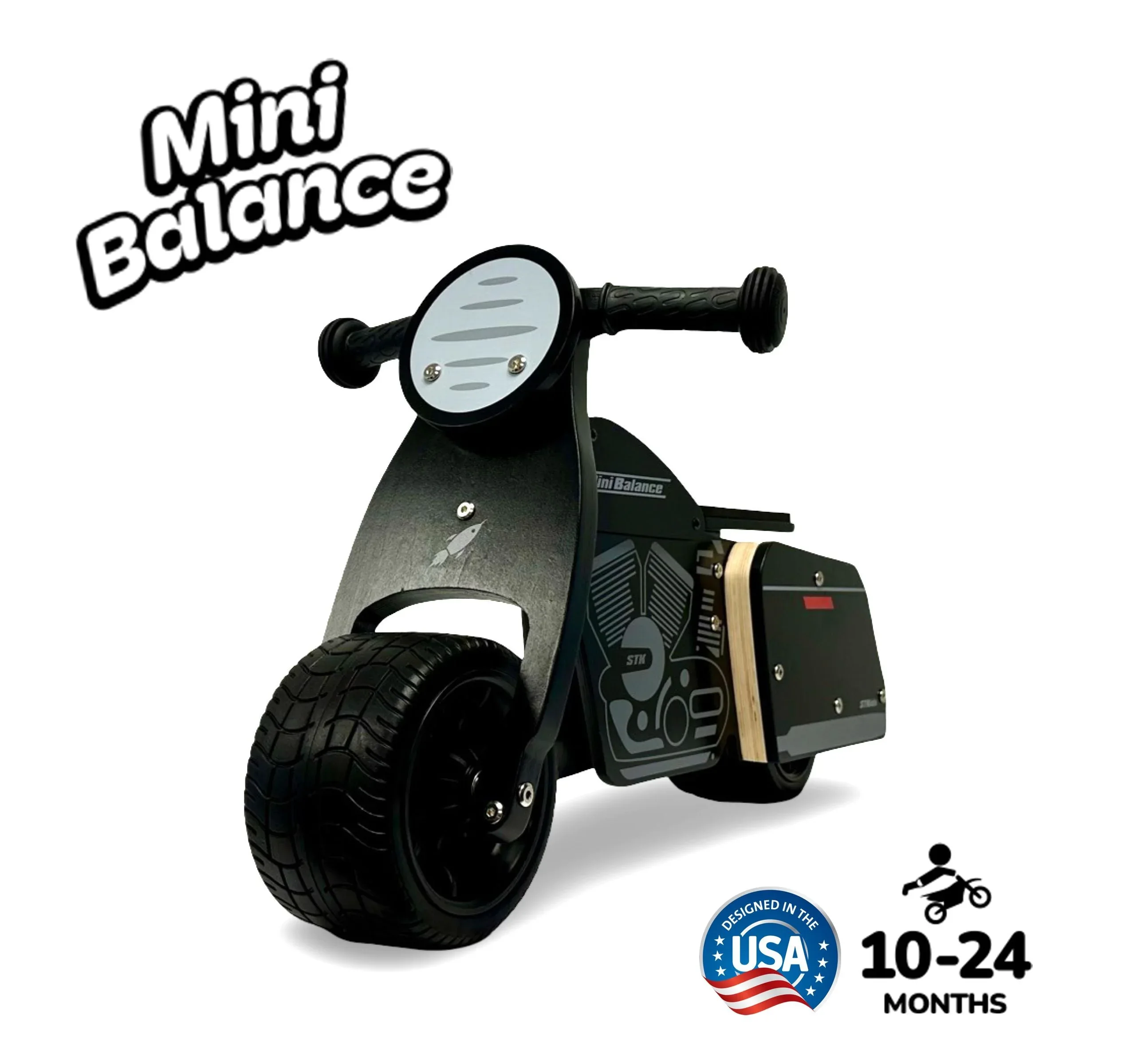 Baby Balance Bike MiniBalance King of Block - Image 3