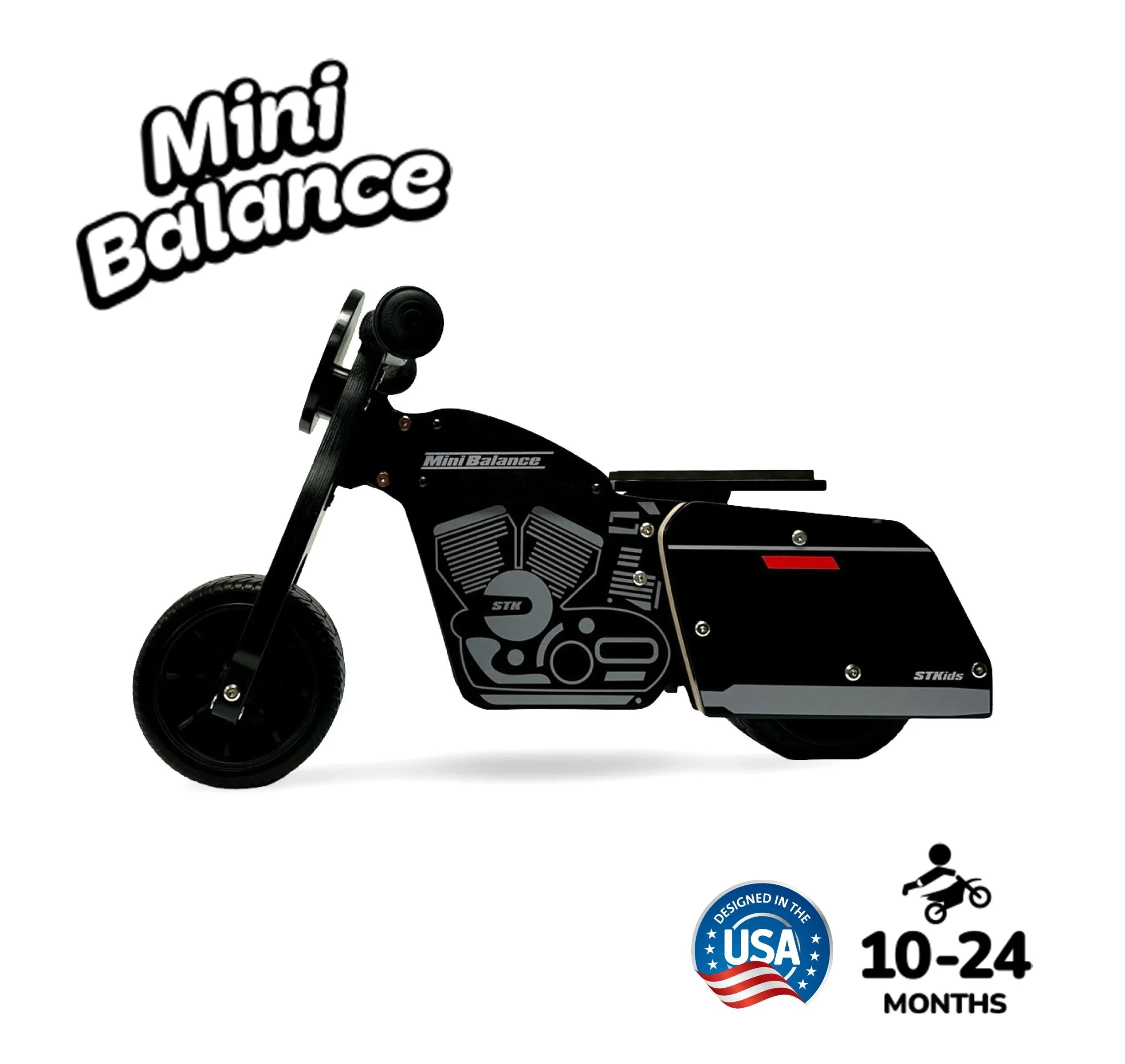Baby Balance Bike MiniBalance King of Block - Image 4