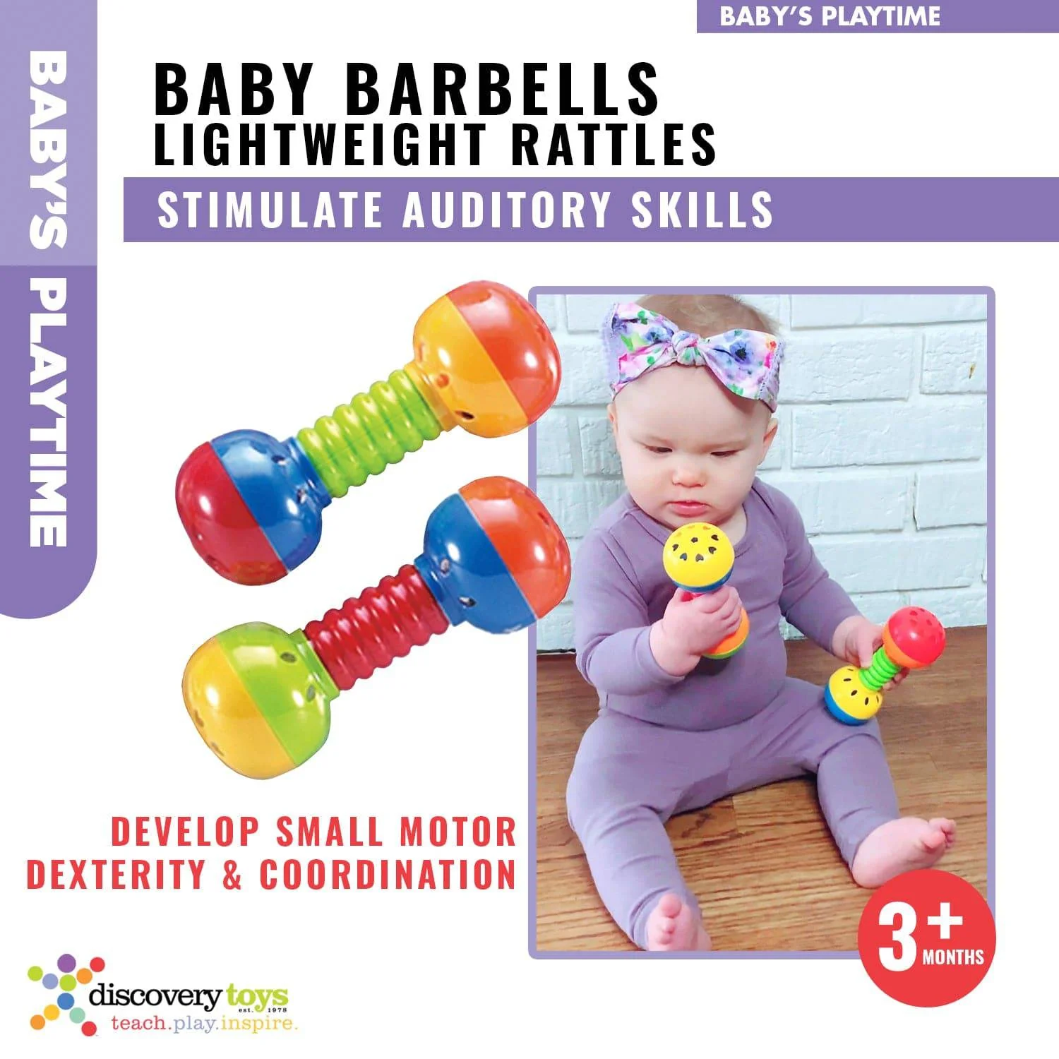 BABY BARBELLS Rattle Set - Image 2
