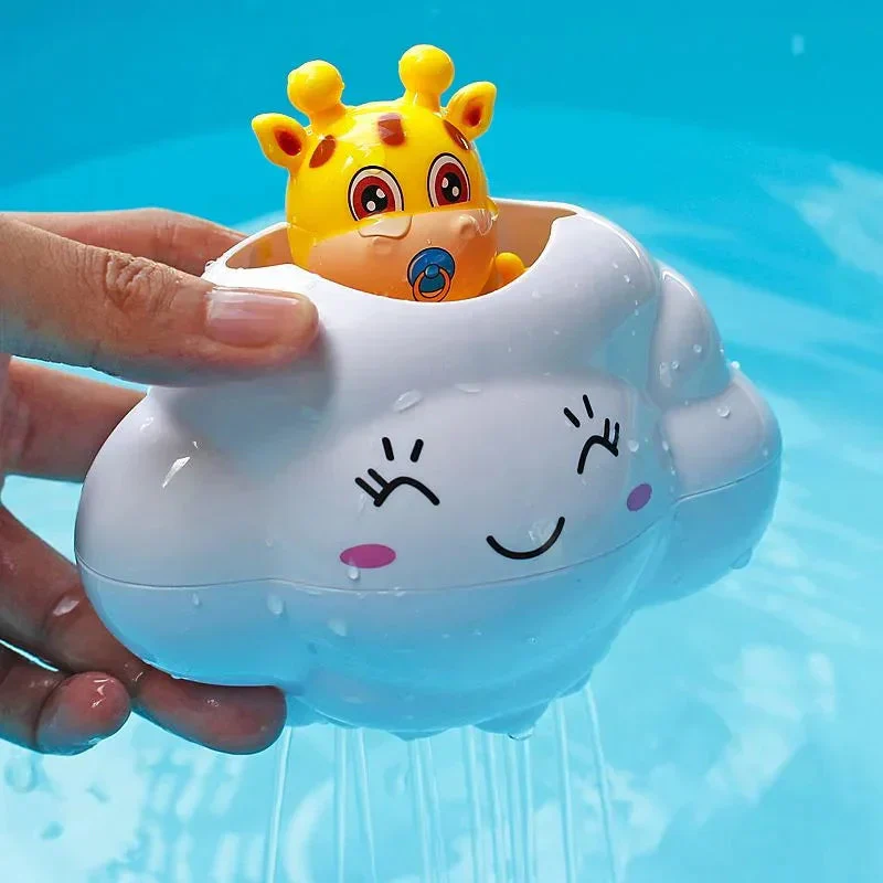 Baby Bath Toy, Bathing Cute Swimming Water Spraying Clouds Shower Bath Toy For Kids Water Playing Toy - Image 4