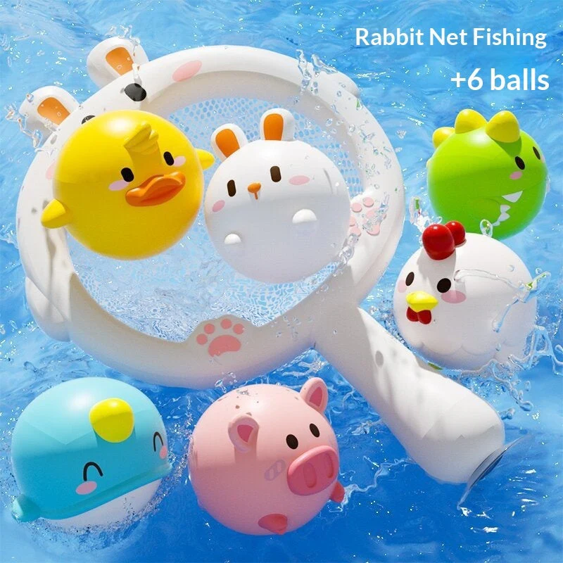 Baby Bath Toy Glowing Soft-plastic Animal For Playtime In The Bathtub - Image 9