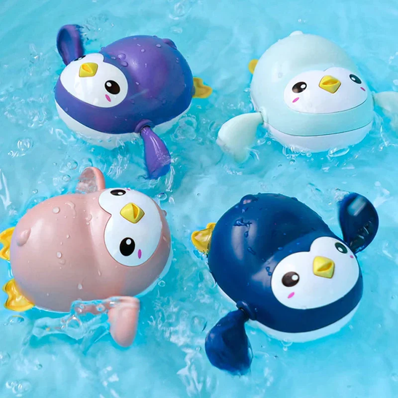 Baby Bath Toys - Swimming Clockwork Dolls & Tortoise | Fun & Safe Water Play for Kid - Image 4