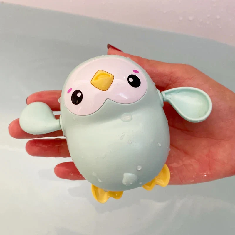 Baby Bath Toys - Swimming Turtle Whale Clockwork Water Toys for Kids | Safe Fun Bath Time Play - Image 22