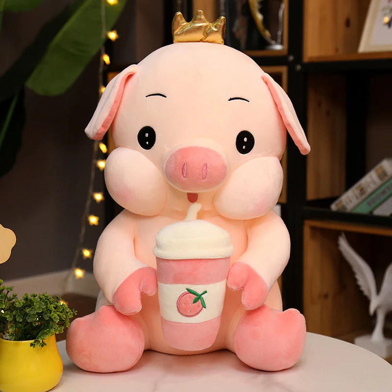 Baby Bottle Pig Ragdoll Plush Toy Doll - Image 7
