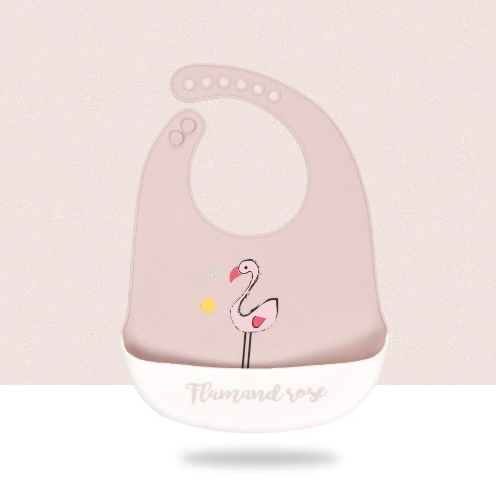 Baby Cartoon Silicone Bib Waterproof And Dirt-proof Super Soft - Image 3