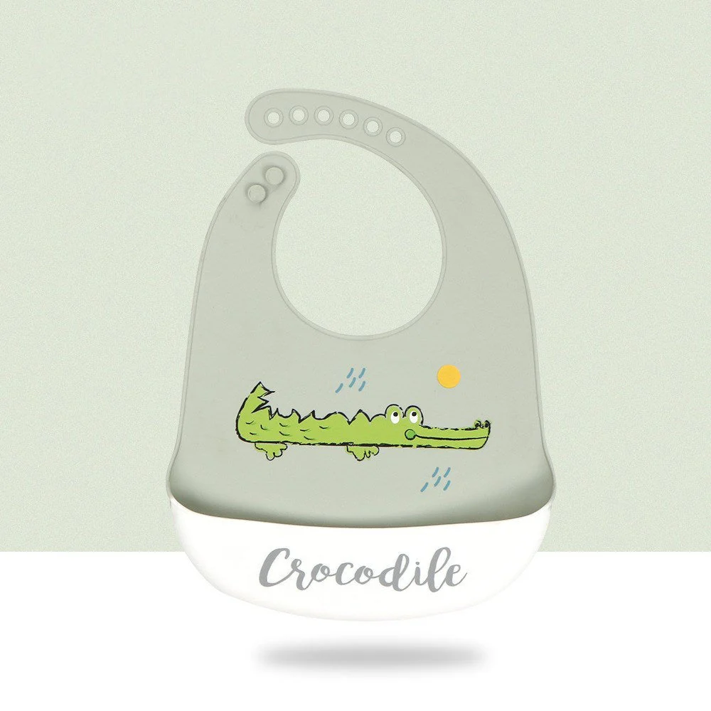 Baby Cartoon Silicone Bib Waterproof And Dirt-proof Super Soft - Image 7