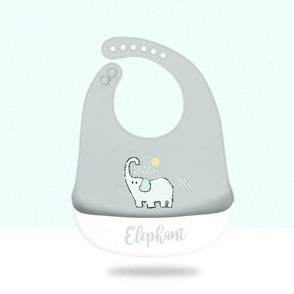 Baby Cartoon Silicone Bib Waterproof And Dirt-proof Super Soft - Image 8