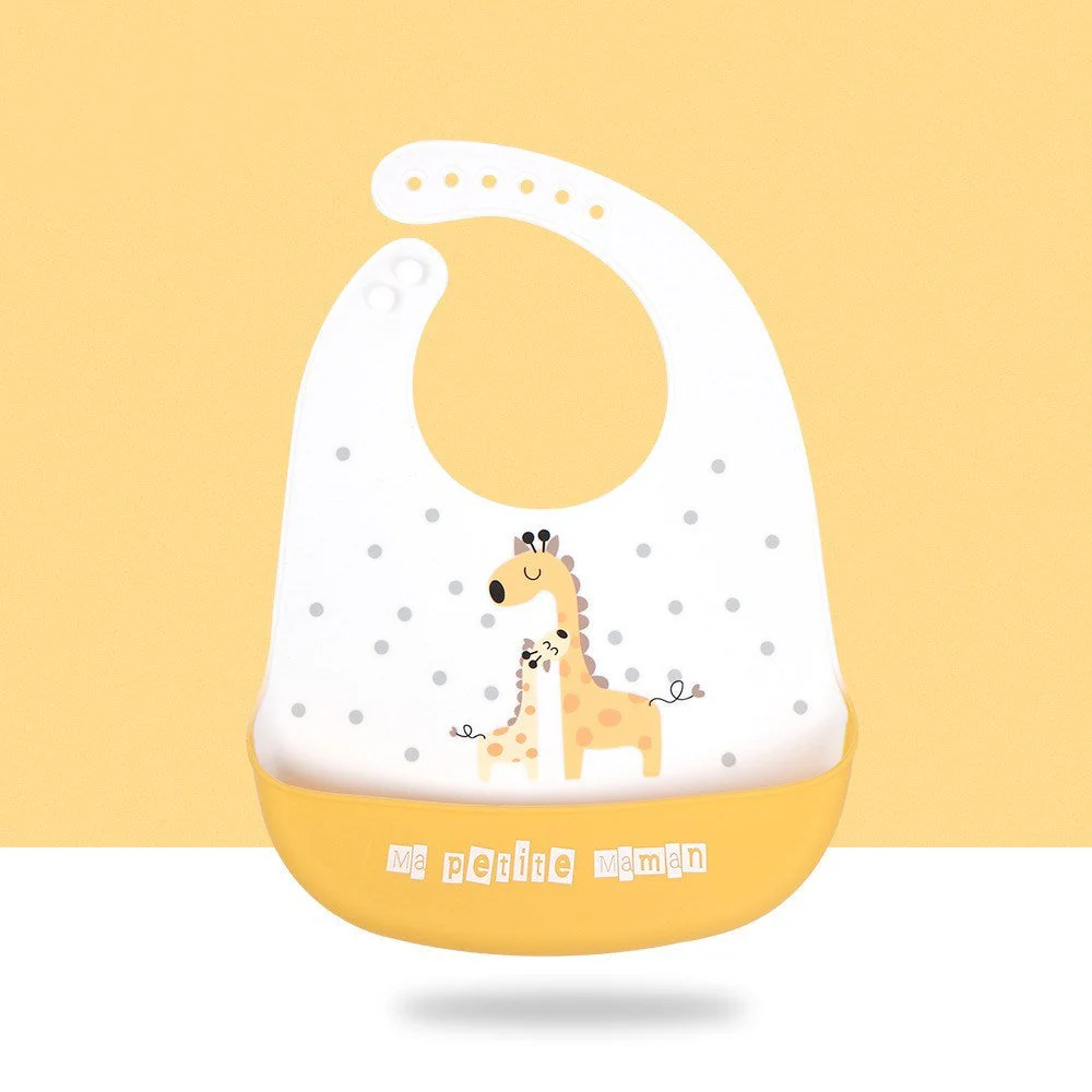 Baby Cartoon Silicone Bib Waterproof And Dirt-proof Super Soft - Image 9