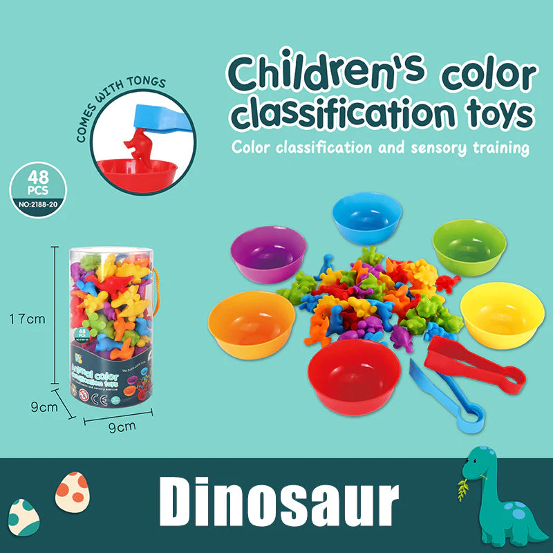 Baby Children's Rainbow Counting Early Education Cognitive Toys Math Toddler Game Set - Image 3