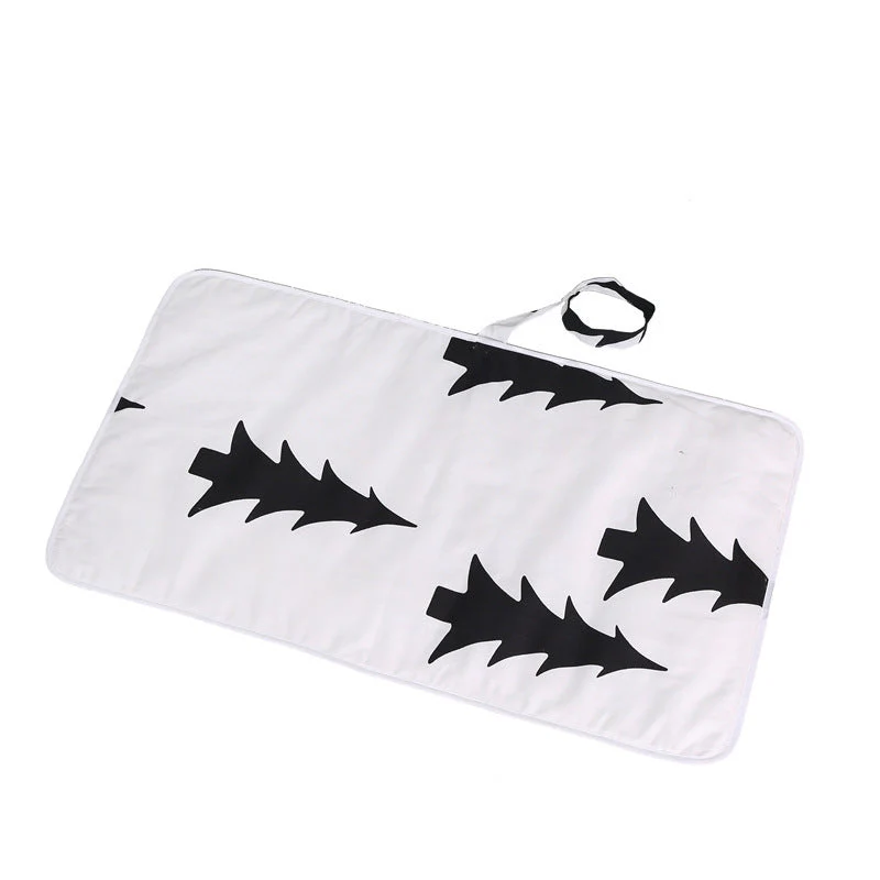 Baby cotton portable diaper changing pad - Image 4