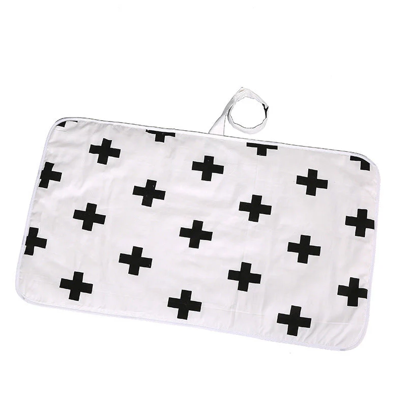 Baby cotton portable diaper changing pad - Image 7