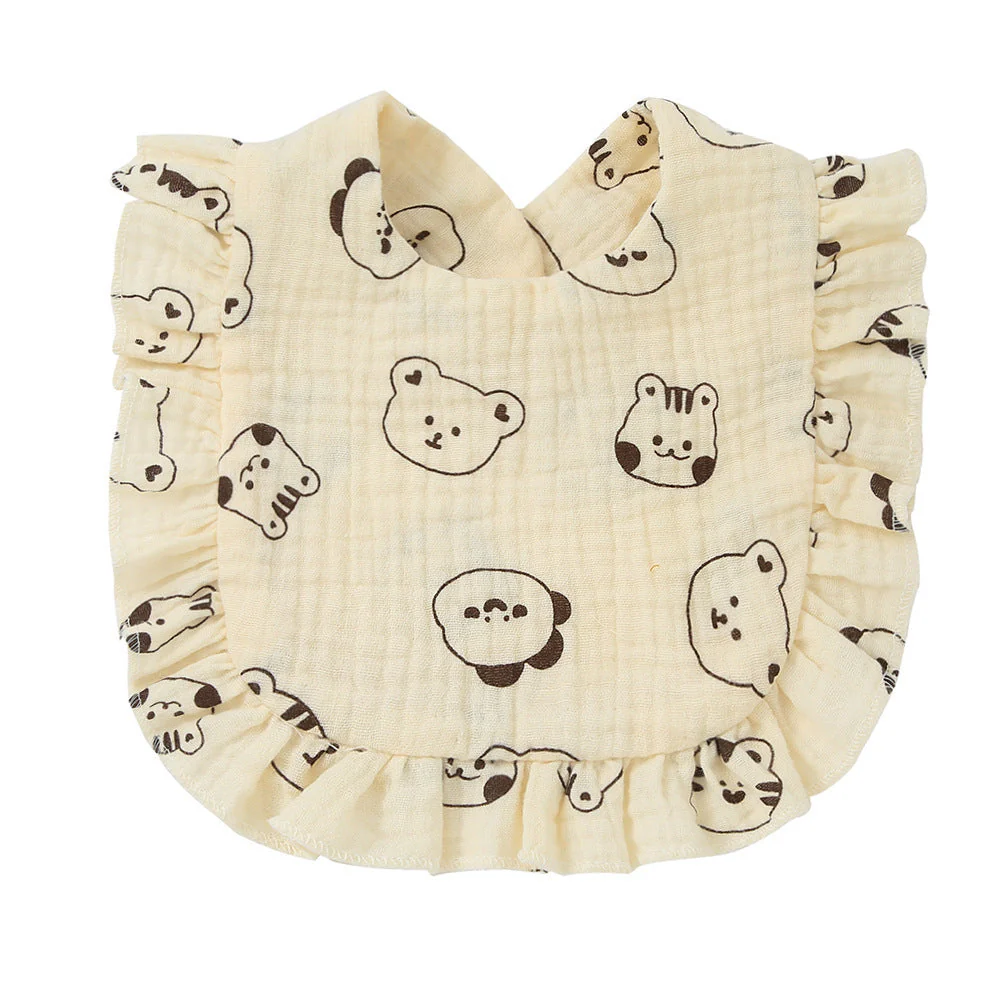 Baby Cotton Printed Gauze Bib - Image 5