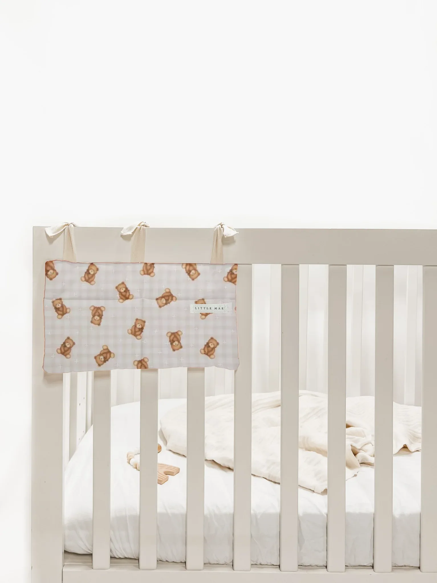 Baby Crib Diaper Caddy Storage Organizer Nursery Room - Image 10