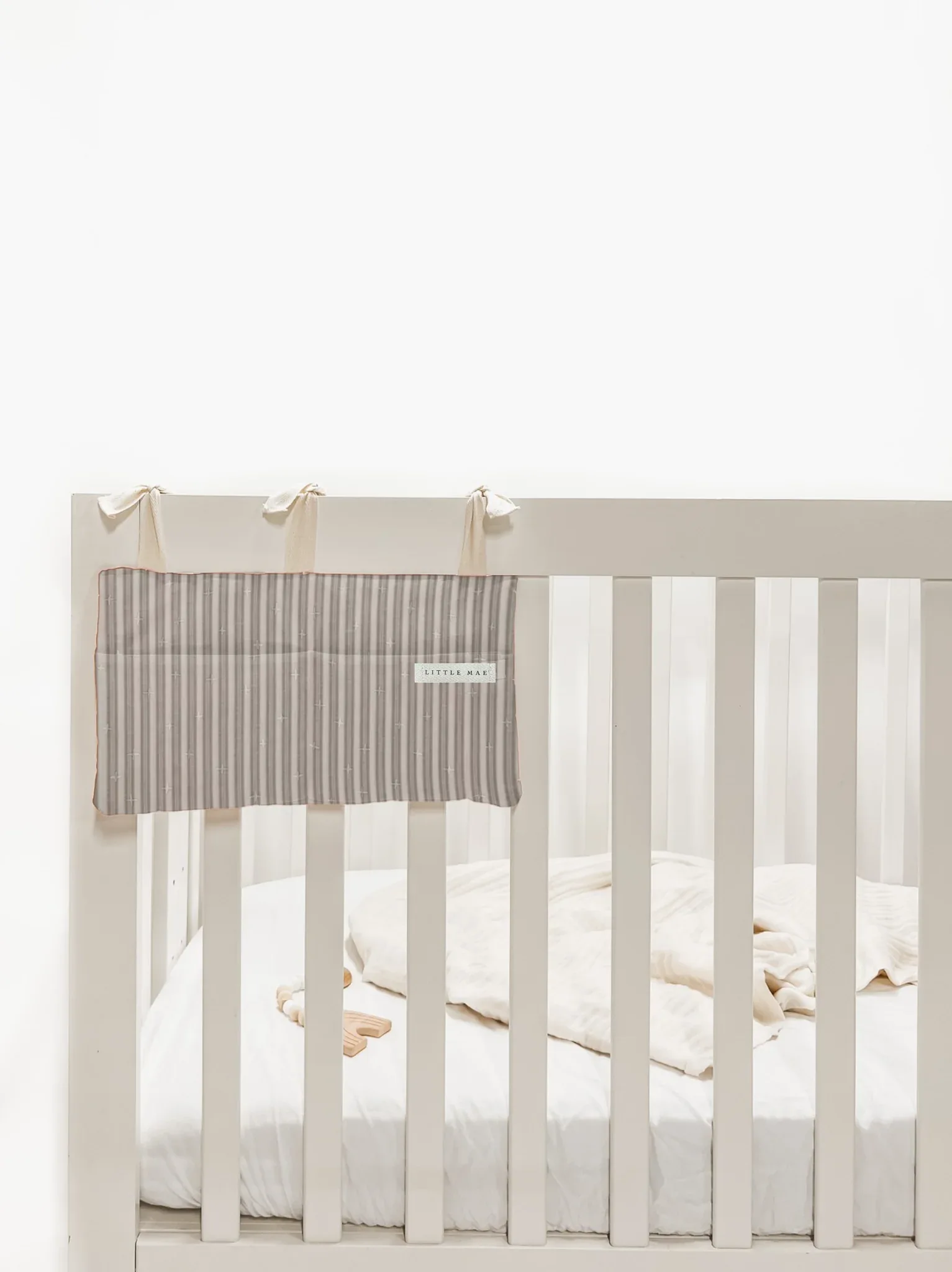 Baby Crib Diaper Caddy Storage Organizer Nursery Room - Image 5