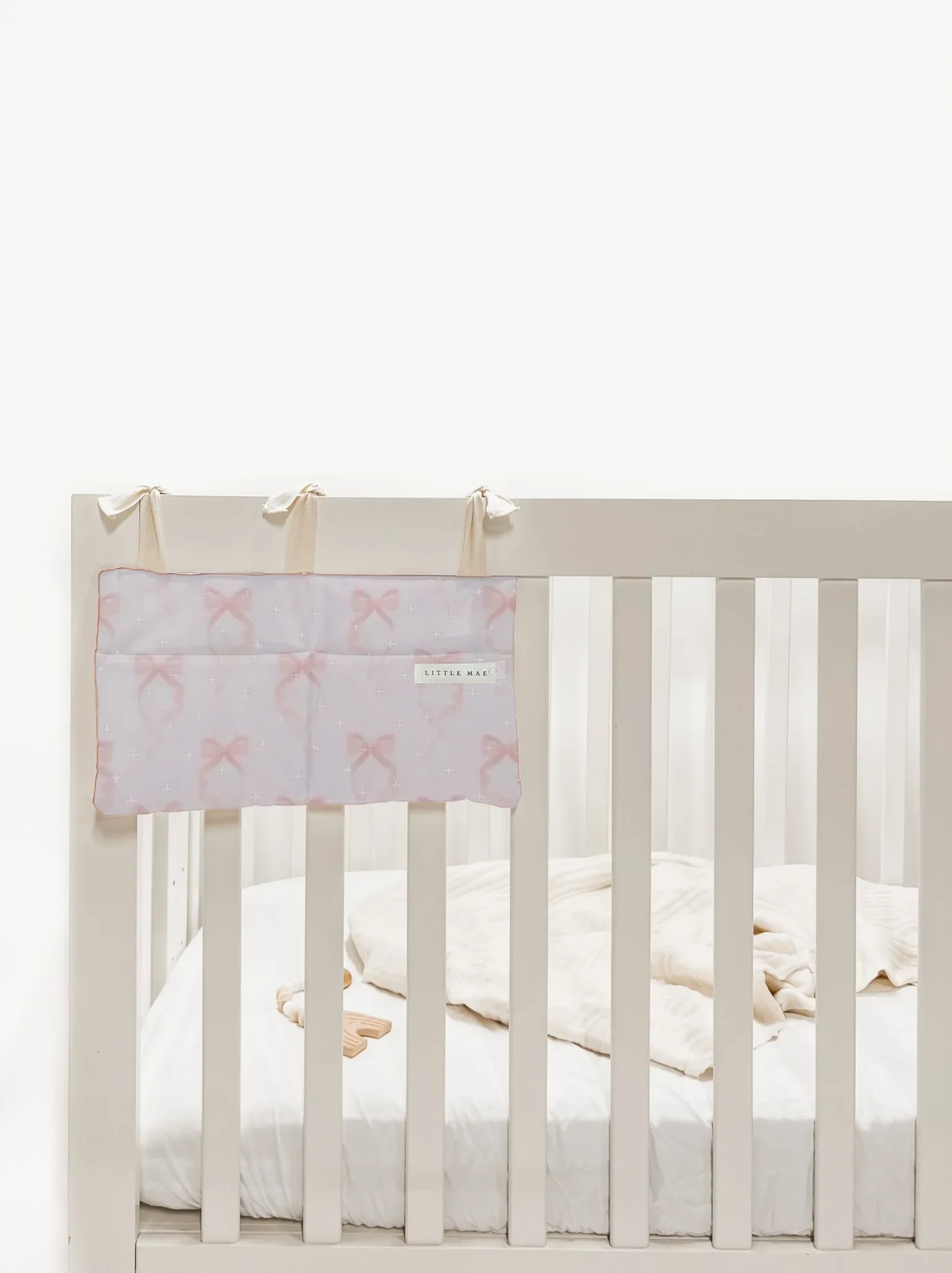 Baby Crib Diaper Caddy Storage Organizer Nursery Room - Image 6