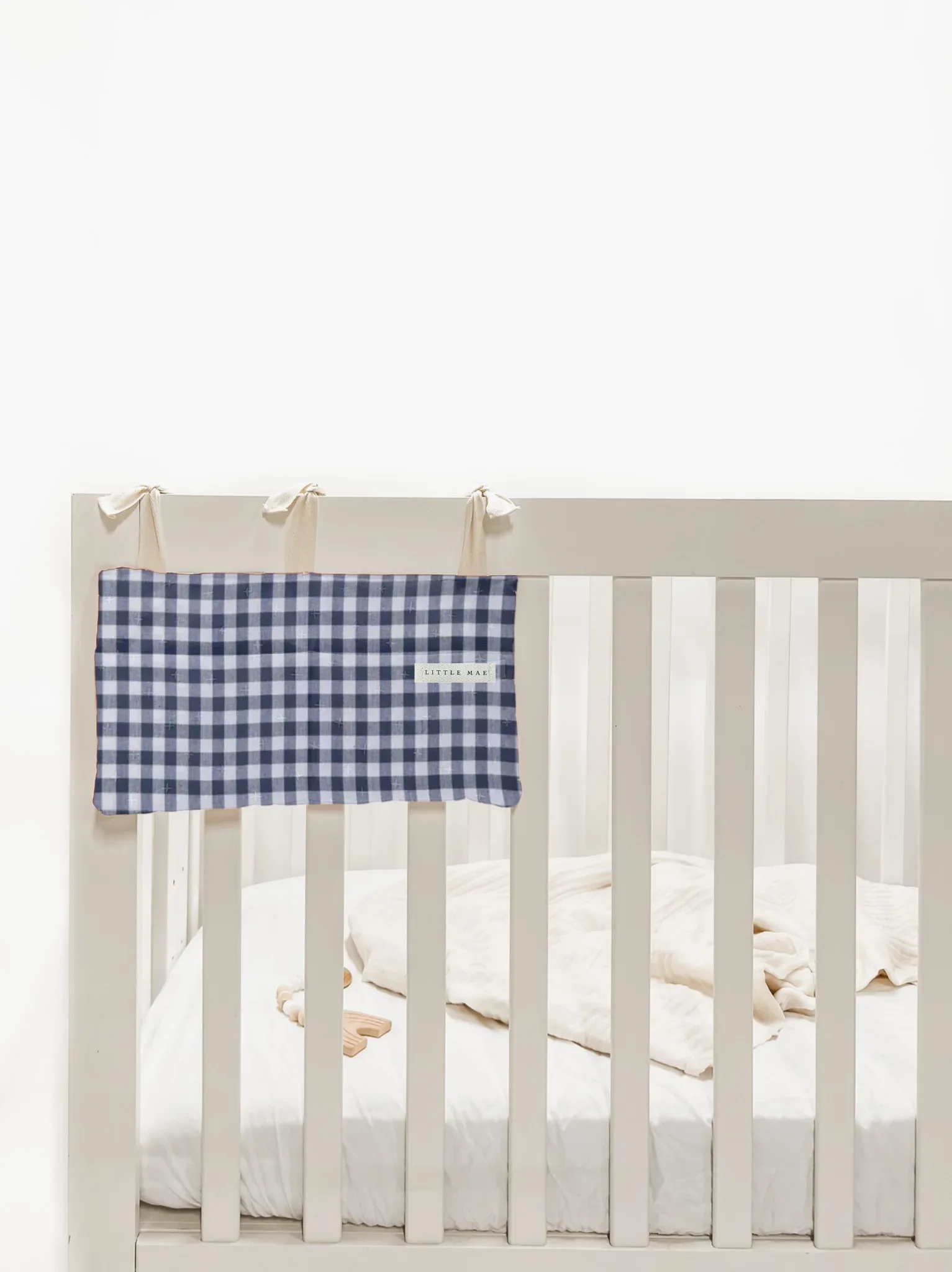Baby Crib Diaper Caddy Storage Organizer Nursery Room - Image 8