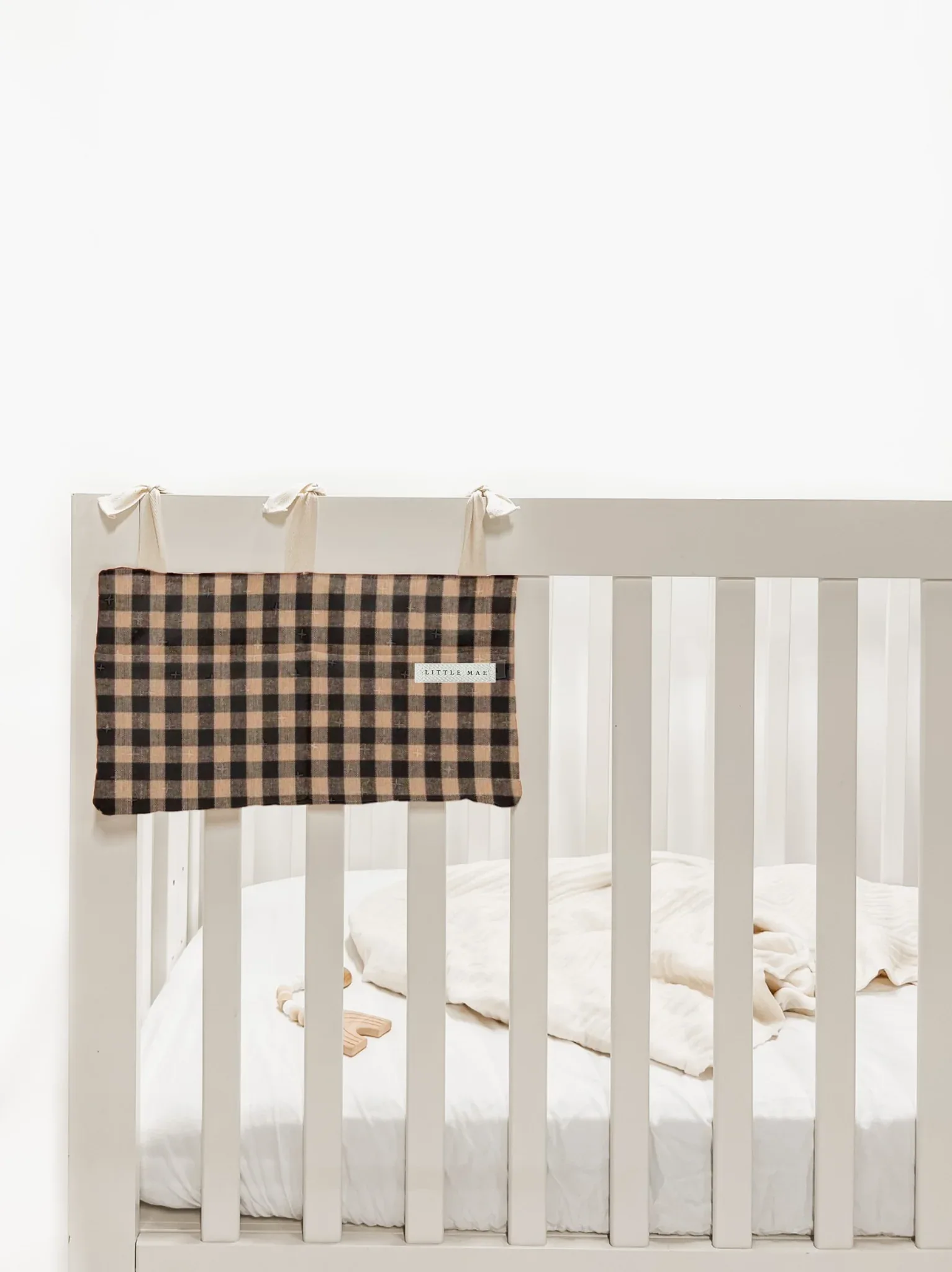 Baby Crib Diaper Caddy Storage Organizer Nursery Room - Image 9