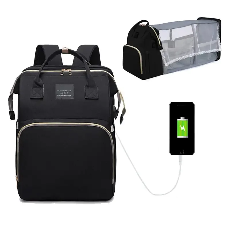 Baby Diaper Bag - Foldable Baby Bed - # BAGEG11610003 - Image 7