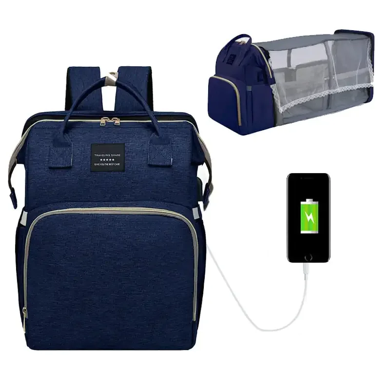 Baby Diaper Bag - Foldable Baby Bed - # BAGEG11610003 - Image 8