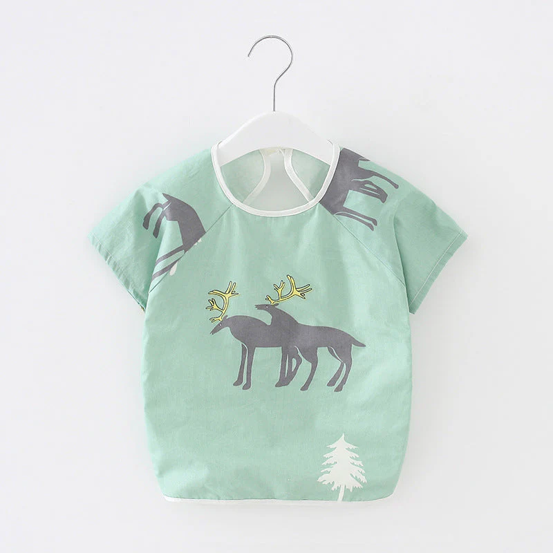 Baby Dinner Coverall Bib Spring And Autumn Long Sleeve Apron - Image 14