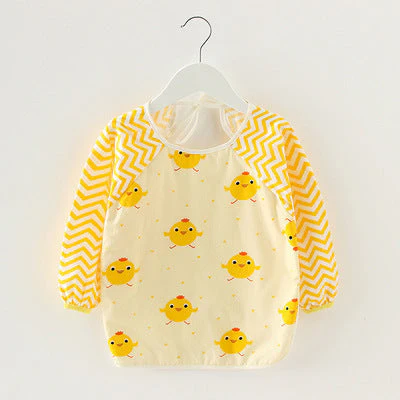 Baby Dinner Coverall Bib Spring And Autumn Long Sleeve Apron - Image 17