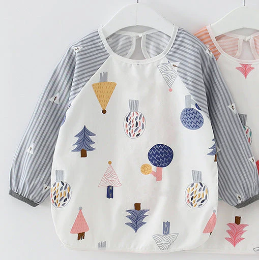 Baby Dinner Coverall Bib Spring And Autumn Long Sleeve Apron - Image 18