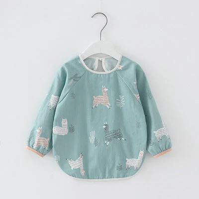 Baby Dinner Coverall Bib Spring And Autumn Long Sleeve Apron - Image 22