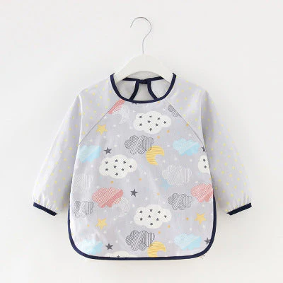Baby Dinner Coverall Bib Spring And Autumn Long Sleeve Apron - Image 4